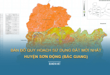 Tải về bản đồ quy hoạch sử dụng đất huyện Sơn Động (Bắc Giang)