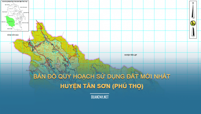 Tải về bản đồ quy hoạch sử dụng đất huyện Tân Sơn (Phú Thọ)