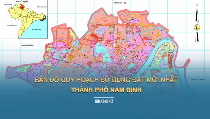 Tải về bản đồ quy hoạch sử dụng đất Thành phố Năm Định