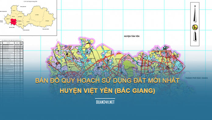 Tải về bản đồ quy hoạch sử dụng đất huyện Việt Yên (Bắc GIang)
