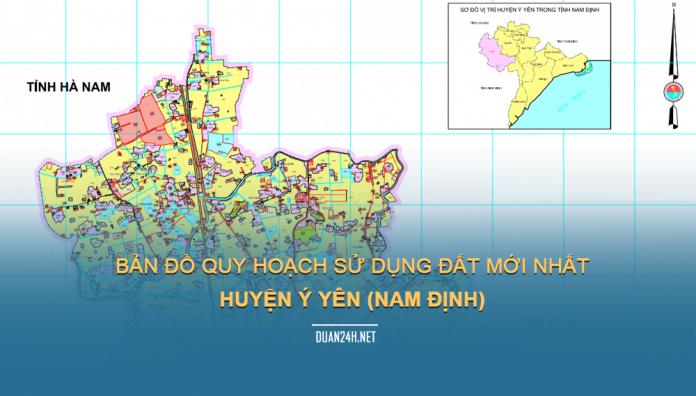 Tải về bản đồ quy hoạch sử dụng đất huyện Ý Yên (Nam Định)