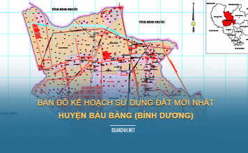 Tải về bản đồ kế hoạch sử dụng đất huyện Bàu Bàng (Bình Dương)