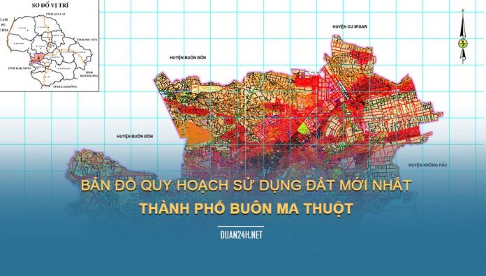 Tải về bản đồ quy hoạch Thành phố Buôn Ma Thuột