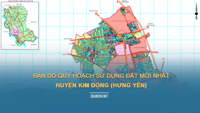 Tải về bản đồ quy hoạch sử dụng đất huyện Kim Động (Hưng Yên)