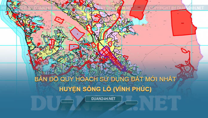 Tải về bản đồ quy hoạch sử dụng đất huyện Sông Lô (Vĩnh Phúc)