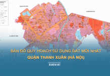 Tải về bản đồ quy hoạch sử dụng đất Quận Thanh Xuân (Hà Nội)