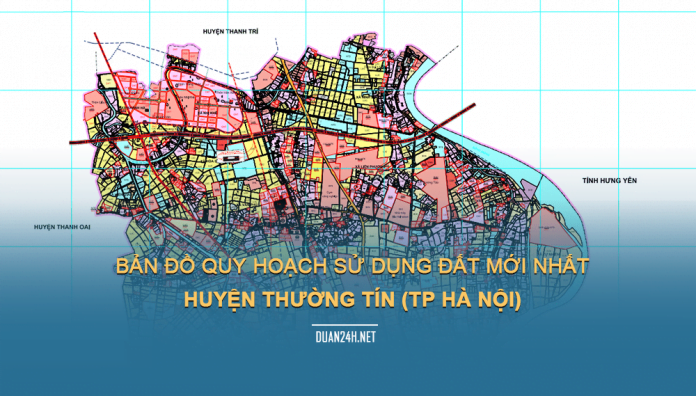 Tải về bản đồ quy hoạch sử dụng đất huyện Thường Tín (TP Hà Nội)