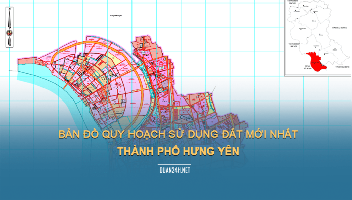 Tải về bản đồ quy hoạch sử dụng đất Thành phố Hưng Yên