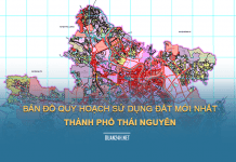 Tải về bản đồ quy hoạch sử dụng đất Thành phố Thái Nguyên