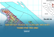 Tải về bản đồ quy hoạch sử dụng đất Thành phố Trà Vinh
