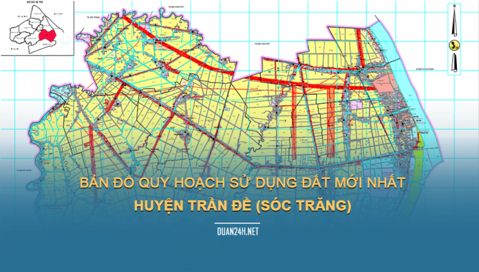 Tải về bản đồ quy hoạch sử dụng đất huyện Trần Đề (Sóc Trăng)