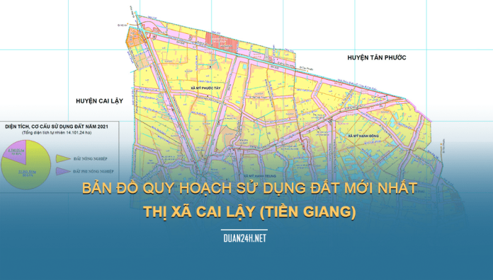 Tải về bản đồ quy hoạch sử dụng đất Thị xã Cai Lậy