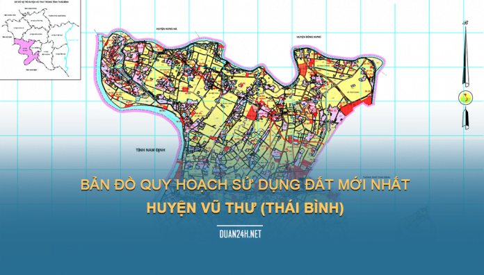 Tải về bản đồ quy hoạch sử dụng đất huyện Vũ Thư (Thái Bình)