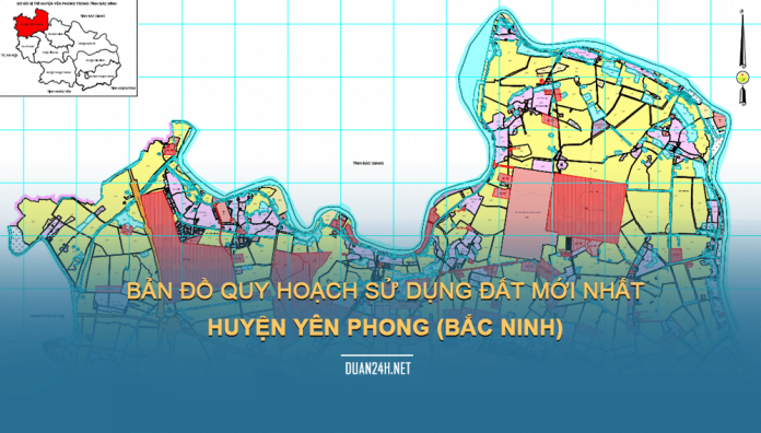 Tải về bản đồ quy hoạch sử dụng đất huyện Yên Phong (Bắc Ninh)
