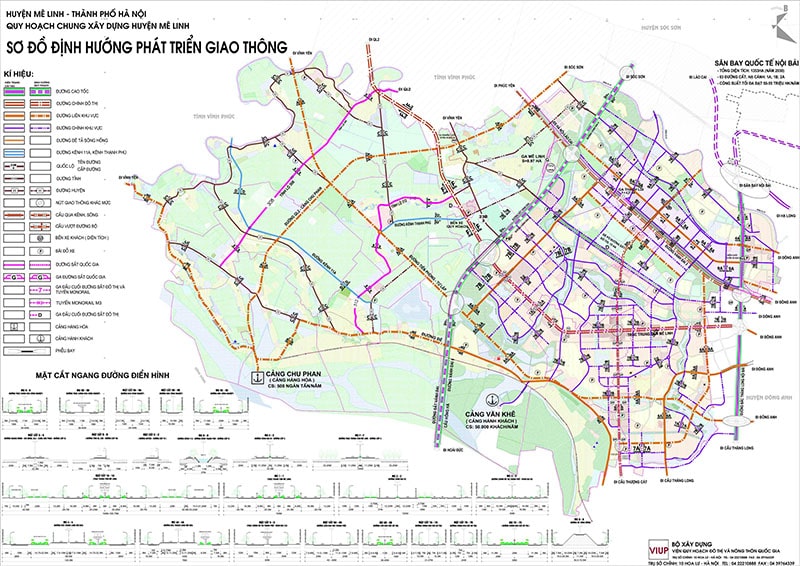 Quy hoạch giao thông huyện Mê Linh (Tp Hà Nội)