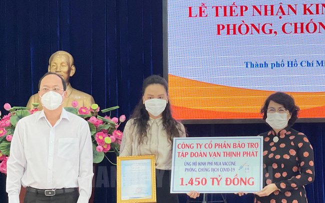 Tập đoàn Vạn Thịnh Phát đăng ký ủng hộp Quỹ vắc xin phòng chống Covid 19