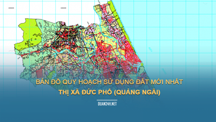 Tải về bản đồ quy hoạch sử dụng đất Thị xã Đức Phổ (Quảng Ngãi)