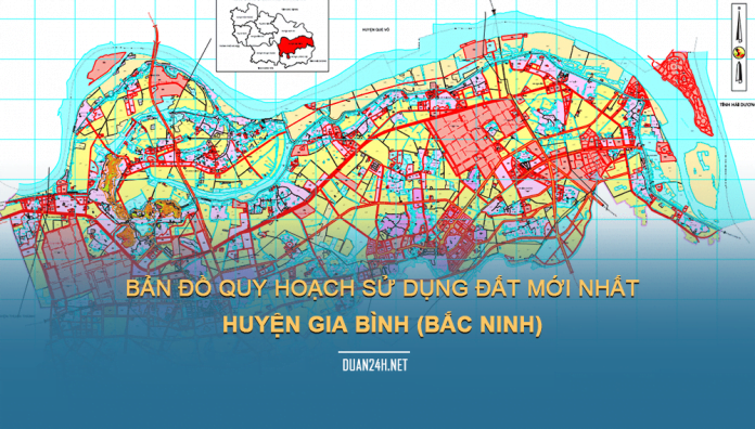 Tải về bản đồ quy hoạch sử dụng đất huyện Gia Bình (Bắc Ninh)