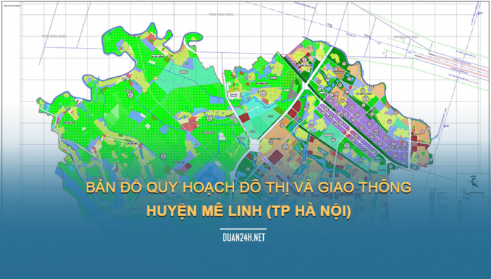 Tải về bản đồ quy hoạch đô thị và giao thông huyện Mê Linh (TP Hà Nội)