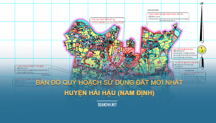 Tải về bản đồ quy hoạch sử dụng đất huyện Hải Hậu (Nam Đinh)