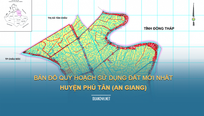 Tải về bản đồ quy hoạch sử dụng đất huyện Phú Tân (An Giang)