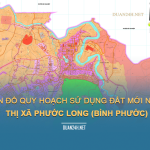 Tải về bản đồ quy hoạch sử dụng đất Thị xã Phước long (Bình Phước)