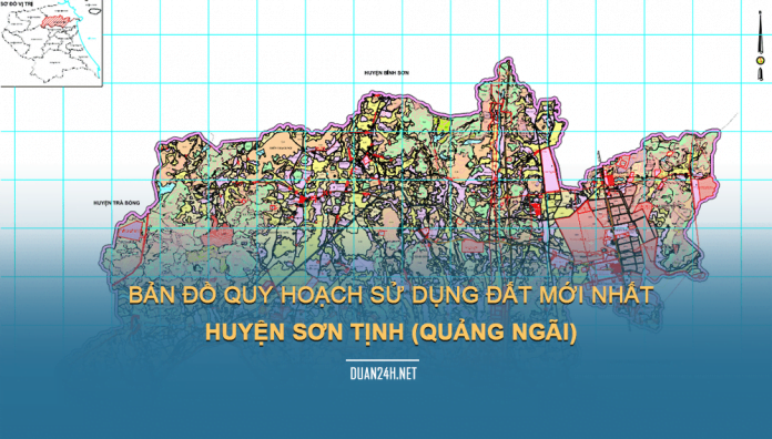 Tải về bản đồ quy hoạch sử dụng đất huyện Sơn Tịnh (Quảng Ngãi)