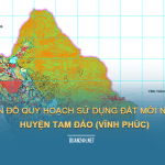 Tải về bản đồ quy hoạch sử dụng đất huyện Tam Đảo (Vĩnh Phúc)