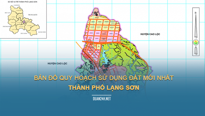 Tải về bản đồ quy hoạch sử dụng đất Thành phố Lạng Sơn