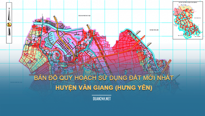 Tải về bản đồ quy hoạch huyện Văn Giang (Hưng Yên)
