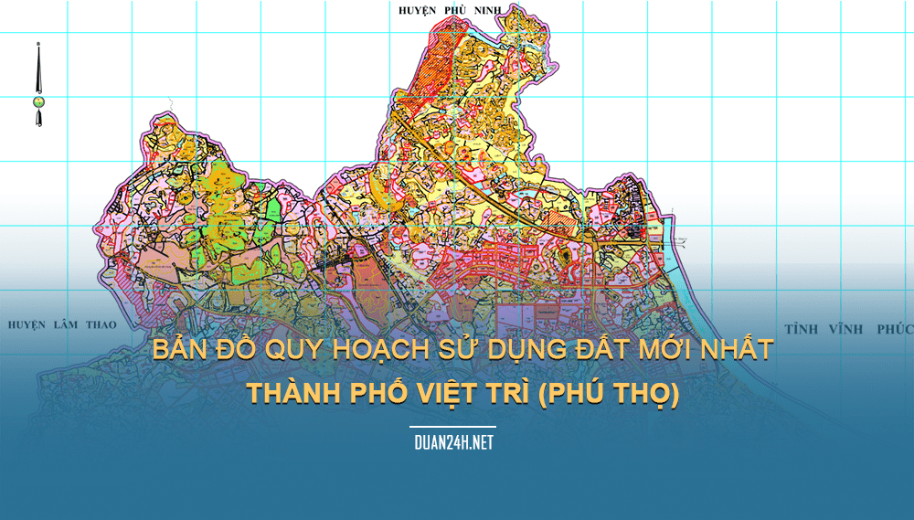 Bản đồ quy hoạch Thành phố Việt Trì (Phú Thọ) năm 2023