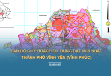 Tải về bản đồ quy hoạch sử dụng đất Thành phố Vĩnh Yên (Vĩnh Phúc)