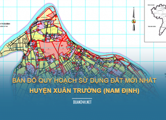 Tải về bản đồ quy hoạch sử dụng đất huyện Xuân Trường (Nam Định)