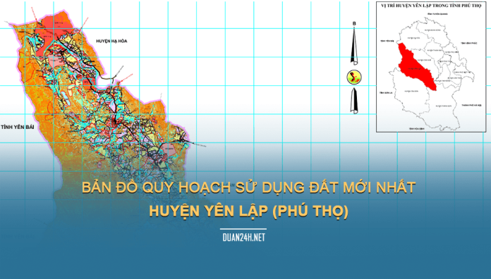 Tải về bản đồ quy hoạch sử dụng đất huyện Yên Lập (Phú Thọ)