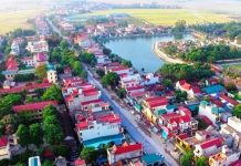 Thị trấn Thiệu Hóa, góc nhìn từ flycam