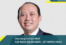 Ông Lê Thống Nhất - Chủ tịch HĐQT Tập đoàn Danh Khôi