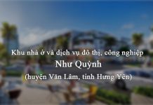 Dự án Khu dân cư Như Quỳnh (huyện Văn Lâm, tỉnh Hưng Yên)