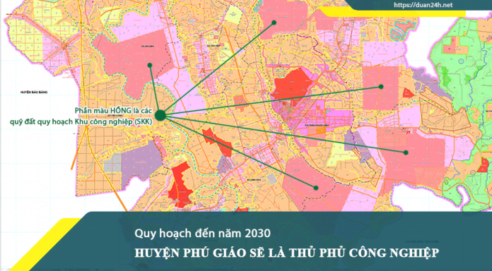 Quy hoạch đến năm 2030, Phú Giáo sẽ là huyện công nghiệp