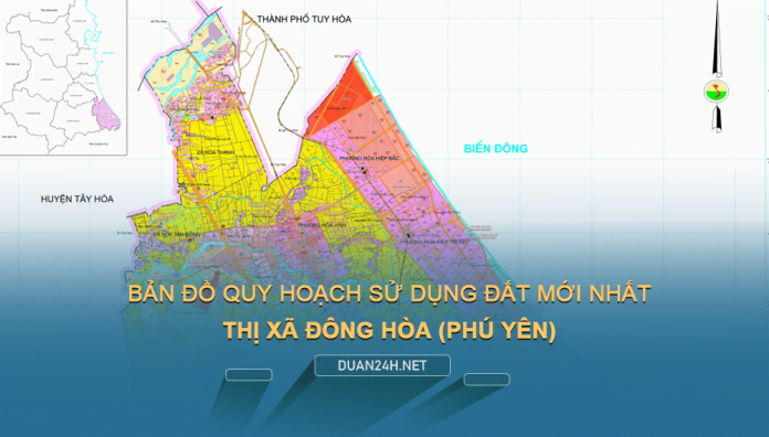 Tải về bản đồ quy hoạch sử dụng đất Thị xã Đông Hòa (Phú Yên)