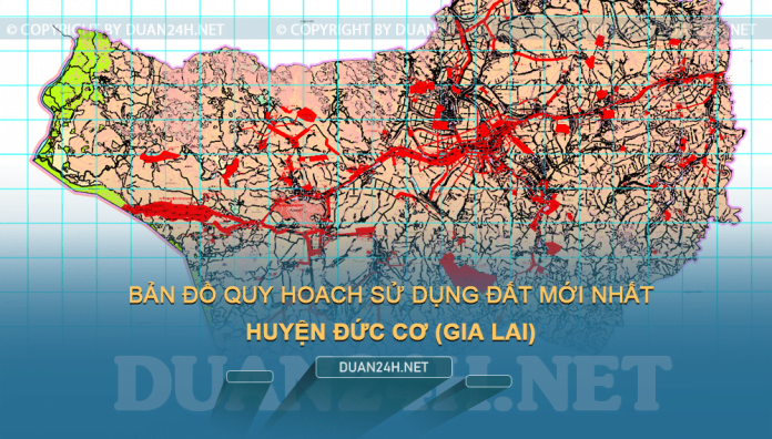 Tải về bản đồ quy hoạch sử dụng đất huyện Đức Cơ (Gia Lai)