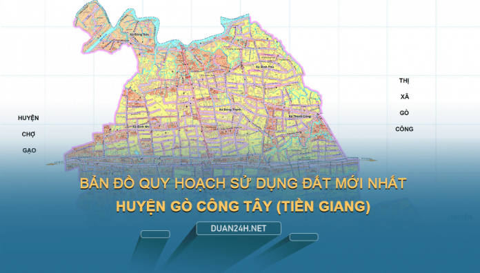 Tải về bản đồ quy hoạch sử dụng đất huyện Gò Công Tây (Tiền Giang)