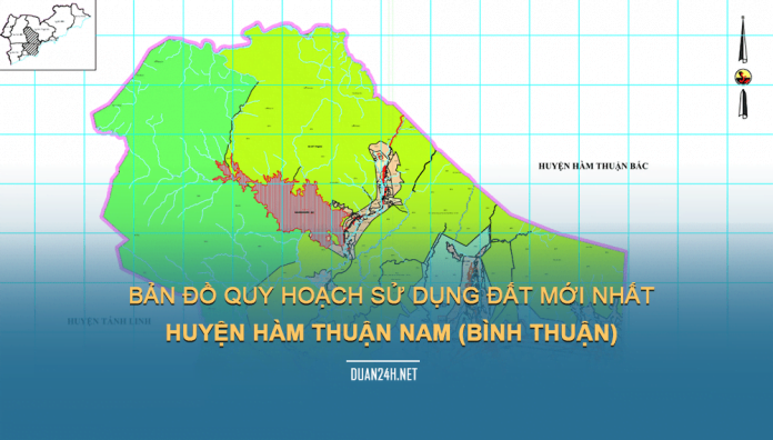 Tải về bản đồ quy hoạch sử dụng đất huyện Hàm Thuận Nam (Bình Thuận)