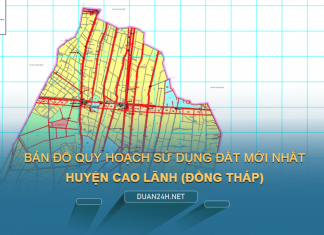 Tải về bản đồ quy hoạch huyện Cao Lãnh (Đồng Tháp)