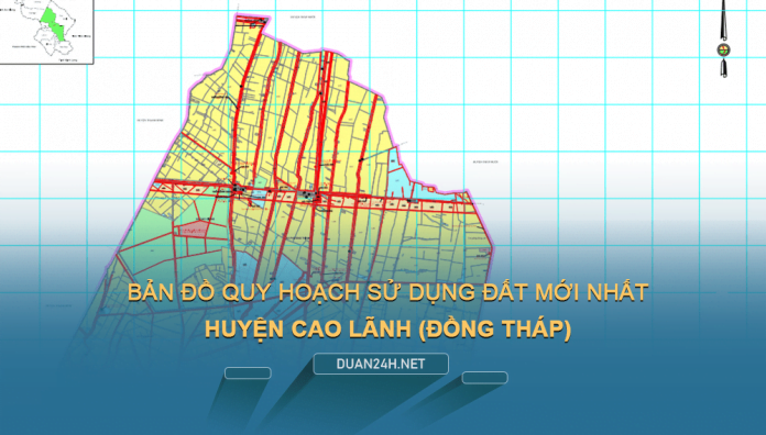 Tải về bản đồ quy hoạch huyện Cao Lãnh (Đồng Tháp)