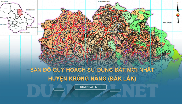 Tải về bản đồ quy hoạch sử dụng đất huyện Krông Năng (Đắk Lắk)