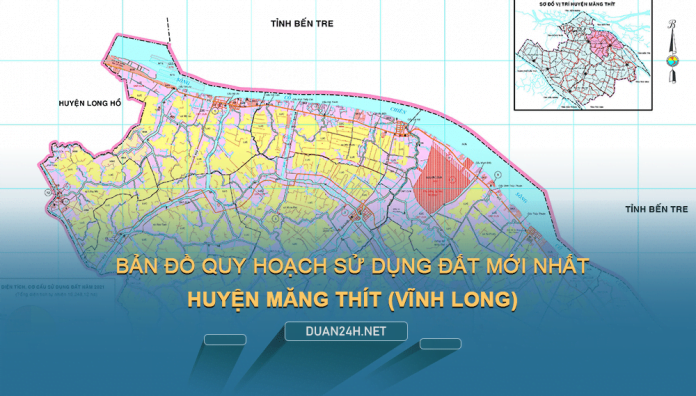 Tải về bản đồ quy hoạch sử dụng đất huyện Măng Thít (Vĩnh Long)