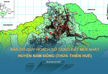 Tải về bản đồ quy hoạch sử dụng đất huyện Nam Đông (Thừa Thiên Huế)