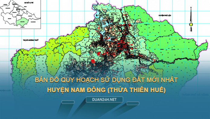 Tải về bản đồ quy hoạch sử dụng đất huyện Nam Đông (Thừa Thiên Huế)