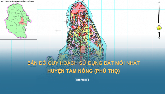 Tải về bản đồ quy hoahcj sử dụng đất huyện Tam Nông (Phú Thọ)