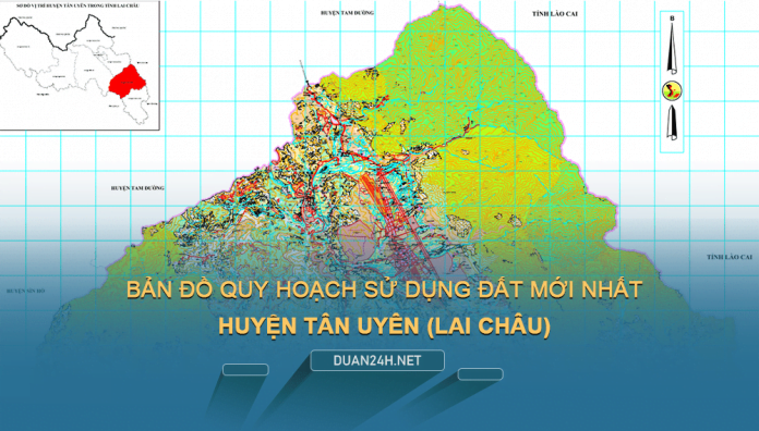 Tải về bản đồ quy hoạch sử dụng đất huyện Tân Uyên (Lai Châu)